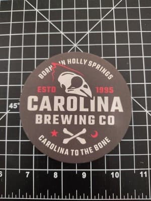 Beer Coaster ~ CAROLINA Brewing Co Holly Springs NORTH CAROLINA Est 1995 10 Pack - Thumbnail 2
