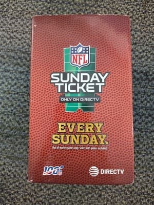 Set of 10 NFL Sunday Ticket Direct TV Double-Sided Coasters Brand New - Thumbnail 5