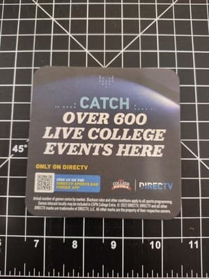 ESPN College Extra DirecTV College Sports Are In Session Beer Coaster - 10 Pack - Thumbnail 2