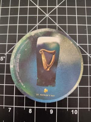 Happy St Patrick's Day - Guinness Beer COASTER. UGDR01321 - 10 Pack NEW - Thumbnail 2