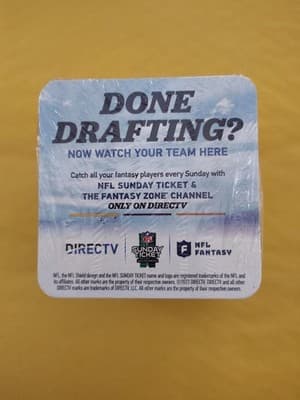 Beer Coaster NFL Sunday Ticket Dak Prescott Patrick Mahomes 2022 Pack Of 10 - Thumbnail 2
