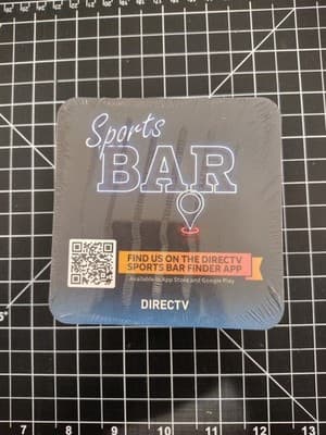 Directv Sports Bar finder Beer bar Coaster - Pack Of 10, NEW - Thumbnail 2