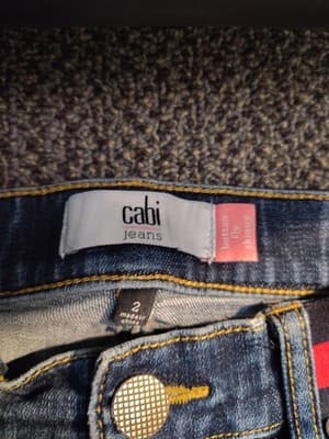 Cabi Jeans Women's Size 2 Button Fly Skinny Jeans Elastic Waist Medium Wash - Thumbnail 5