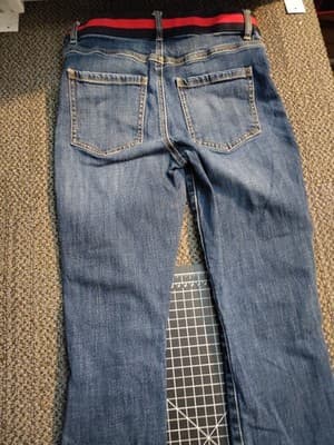 Cabi Jeans Women's Size 2 Button Fly Skinny Jeans Elastic Waist Medium Wash - Thumbnail 8