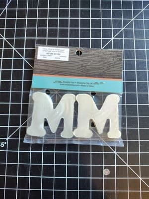 Hobby Lobby Woodpile 1.75” Wood Letters (4 Pieces Of Letter M) Still Sealed New - Thumbnail 2