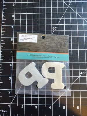 Hobby Lobby Woodpile 1.75” Wood Letters (4 Pieces Of Letter P) Still Sealed New - Thumbnail 2