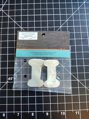 Hobby Lobby Woodpile 1.75” Wood Letters (4 Pieces Of Letter I) Still Sealed New - Thumbnail 2