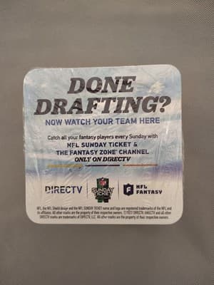 Beer Coaster NFL Sunday Ticket Dak Prescott Patrick Mahomes 2022 - Thumbnail 2