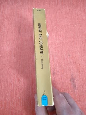 Advise And Consent By Allen Drury 1961 first printing, Cardinal edition complete - Thumbnail 3