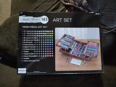Master’s Touch Fine Art Studio 143Piece Mixed Media Art Set (1767870) NEW/SEALED - Thumbnail 2