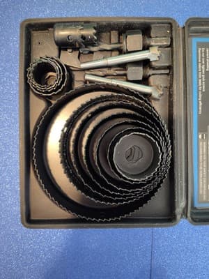 5 Pcs Carpentry Parts Set of Drills for Metal Kit Diy High Quality Hole Opener - Thumbnail 3