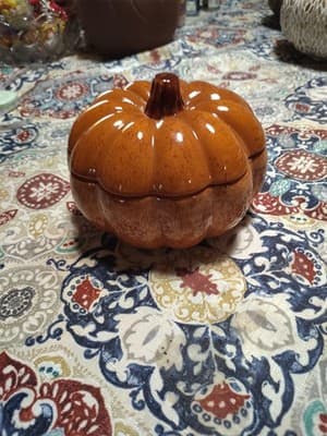 Vintage Pumpkin Candy Dish - Thumbnail 2