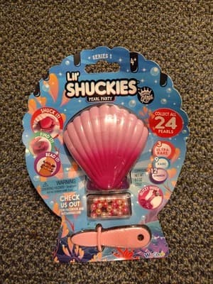 Lil’Shuckies Pearl Party Kit New Sealed Series One Orange - Thumbnail 2
