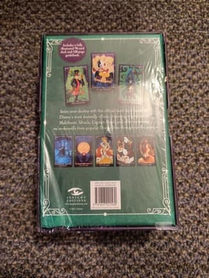 Disney Villains Tarot Deck Guidebook Seize Your Destiny Maleficent Ursula SEALED - Thumbnail 2