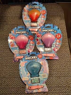 Lil’Shuckies Pearl Party Kit New Sealed Series One Orange - Thumbnail 5