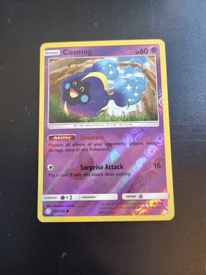 Cosmog - 100/236 Common Reverse Holo Card Cosmic Eclipse SM12 Pokemon TCG