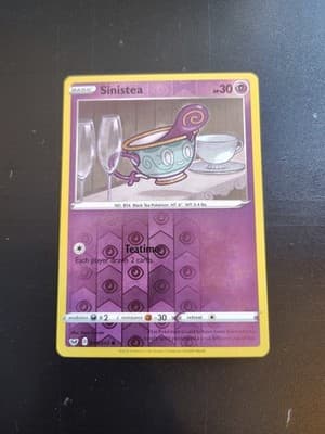 Sinistea 089/202 Holo Reverse Sword and Shield Pokemon Card TCG NM