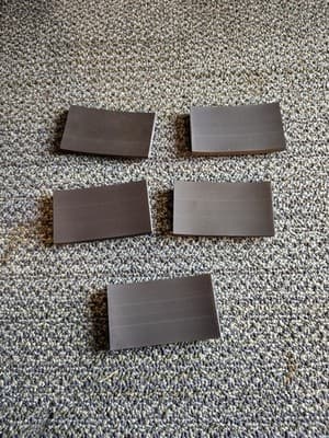 1 Partial Box Of Staples Adhesive Magnets Peel-and-stick Business Card Size 48pc - Thumbnail 5