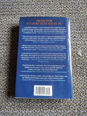 It's More Than the Music by Bill Gaither, 2003 Hardcover, 1st Printing - Thumbnail 2