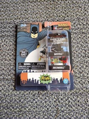 JADA NANO HOLLYWOOD RIDES BATMAN CLASSIC SERIES 3 PACK DC COMICS