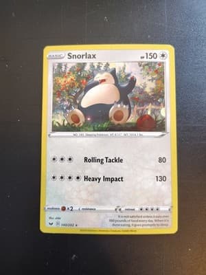 Pokemon - Snorlax - Sword & Shield Cosmos Holo Promo 140/202