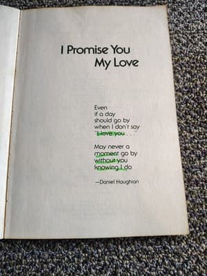 I Promise You My Love : A Collection of Poems on Love by Susan Polis Schutz... - Thumbnail 4