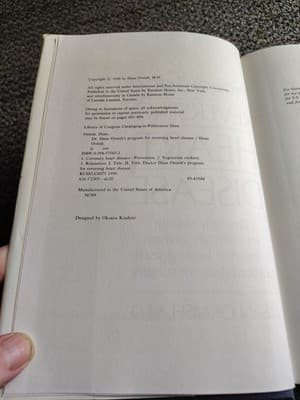 Program for Reversing Heart Disease - Dr. Dean Ornish (DJ, Hardcover, 1990) - Thumbnail 6