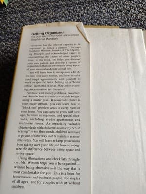GETTING ORGANIZED by Stephanie Winston (Hardcover 1978) W.W. Norton 1st Edition - Thumbnail 9