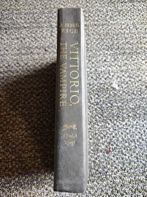 Vittorio the Vampire: New Tales of the Vampires by Anne Rice (No Dust Jacket)