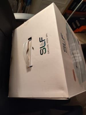 SLF Deluxe Heated Portable Bubble Bath Foot Massager w/Built-in Roller Bars ~New - Thumbnail 4