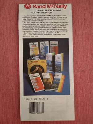 Rand McNally San Antonio State Highway Travel Road Map-SW5 - Thumbnail 2