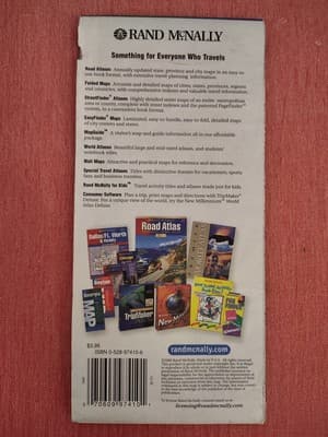 Vintage 1997 North Carolina State Map Rand McNally - Thumbnail 2