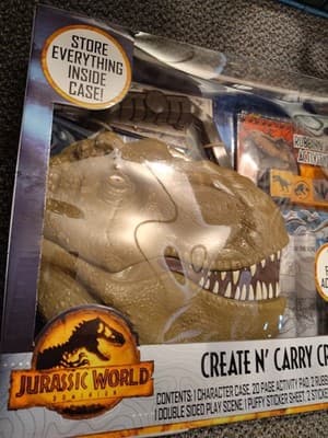 Jurassic World Dominion Create N' and Carry Creativity Set jurrasic park - New - Thumbnail 8