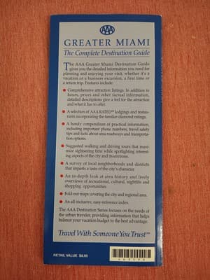 AAA Greater Miami Fort Lauderdale Destination Guide 1995 - Thumbnail 2