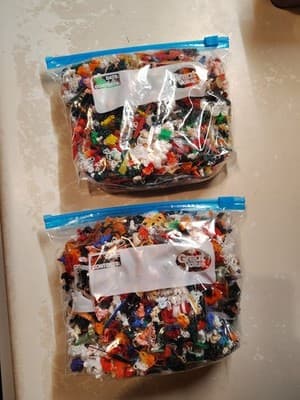 1 LB 3D Printer PLA Filament Purge Waste Scraps Poop Multicolor - Thumbnail 2
