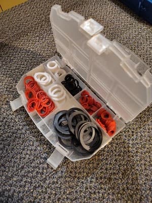 PowerFix Profi+ 383 Piece Seal Assortment Kit, Opened But None Used - Thumbnail 9