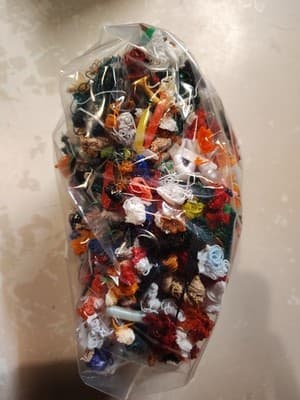 1 LB 3D Printer PLA Filament Purge Waste Scraps Poop Multicolor - Thumbnail 4