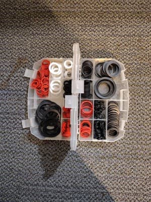 PowerFix Profi+ 383 Piece Seal Assortment Kit, Opened But None Used - Thumbnail 8