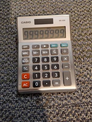 Casio MS-80B Standard Function Desktop Calculator, Free Shipping 🇺🇸 Tested - Thumbnail 7