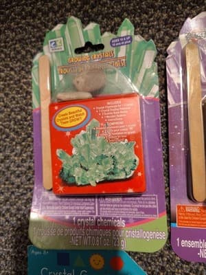 Growing Crystals ~ Cristaux Croissants ~ 4 Pack