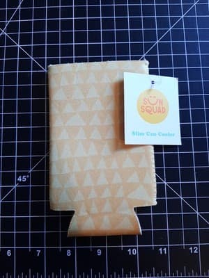 Sun Squad Slim Can Cooler Koozie 2 different color styles You choose - Thumbnail 3