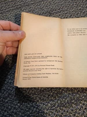 The New Art Of Living by Norman Vincent Peale (1973, Paperback, Reprint - Thumbnail 5