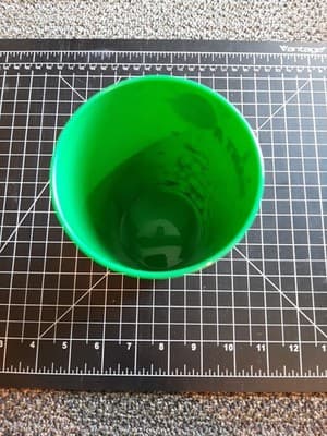 Teenage Mutant Ninja Turtles Green Plastic Cup 600ml Pizza TMNT Design - Thumbnail 4