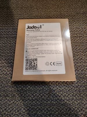Jadaol Cat 6 Ethernet Cable 50 ft Flat Internet Network Cable White - Thumbnail 3