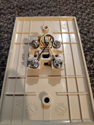 441B 1 Gang Box Telephone Wall Plate - Thumbnail 6