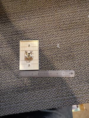 441B 1 Gang Box Telephone Wall Plate - Thumbnail 8