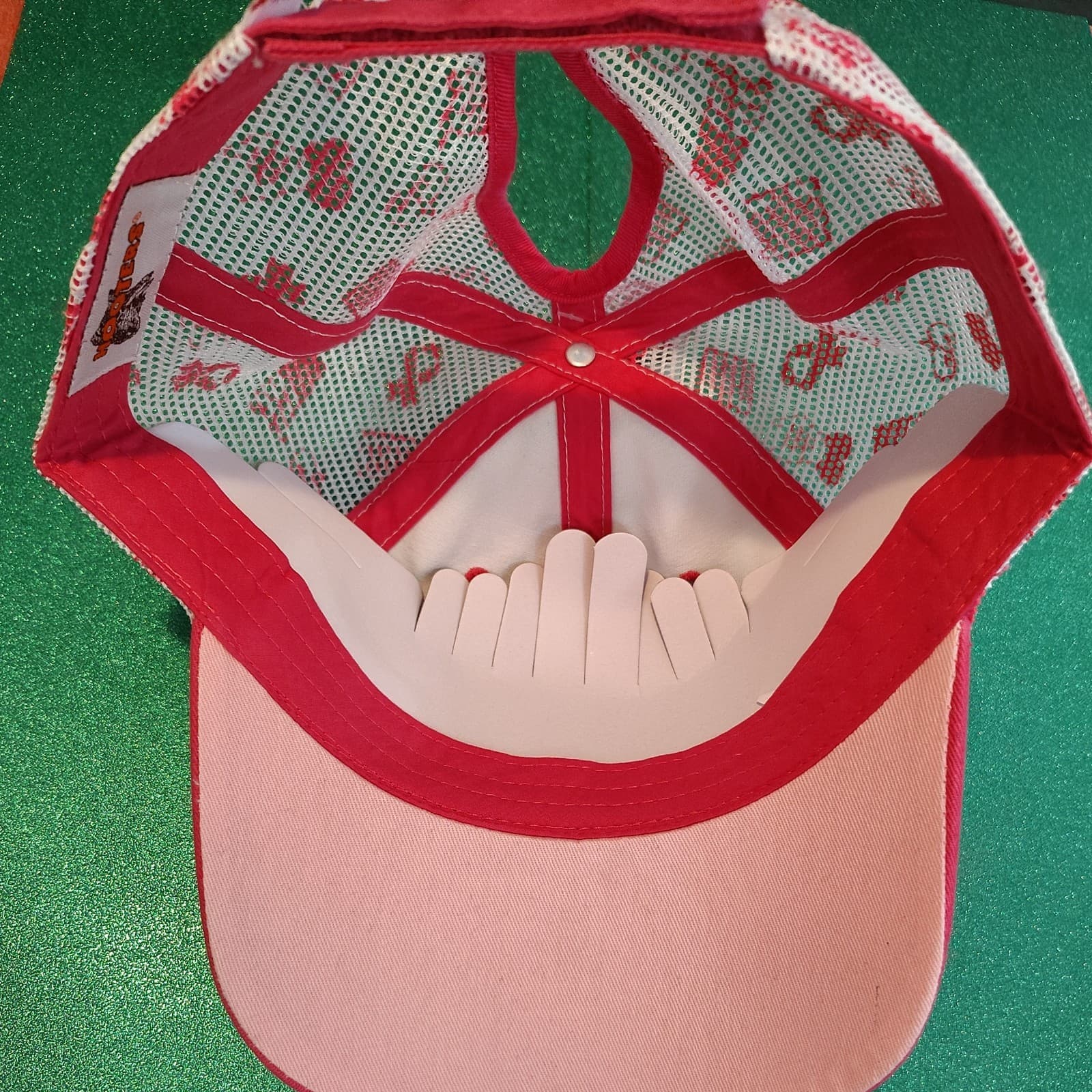 Hooters Ladies Pink Ribbon Ponytail Trucker Hat - Thumbnail 5