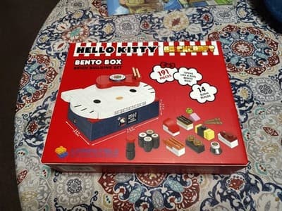 Hello Kitty Bento Box Brick Building Set 12+ 191 Pieces Compatible With Major Br - Thumbnail 2