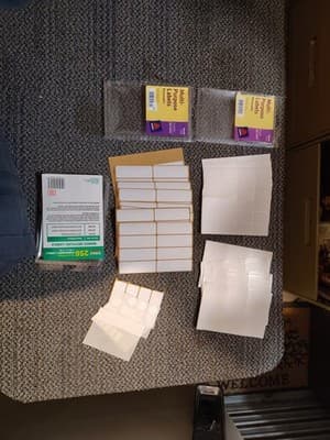 Self Adhesive Removable Label Lot Of 3 Types And Size Label SEE DESCRIPTION - Thumbnail 10