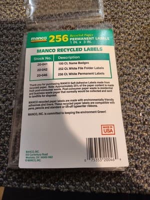 Self Adhesive Removable Label Lot Of 3 Types And Size Label SEE DESCRIPTION - Thumbnail 3